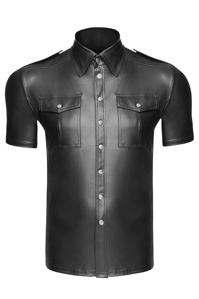 schwarzes T-Shirt H011 von Noir Handmade schwarzes T-Shirt H011 von Noir Handmade